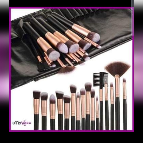 uMo 16 Piece Makeup Brush and Blending Set - Picture 1 of 6